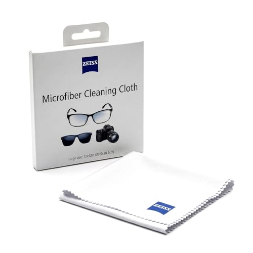 ZEISS Cleaning Microfiber Cloth – 12x12 inch (30.5x30.5 cm) | Ult...