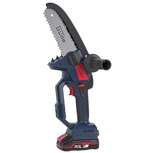 Güde GAK 18-201-05.1 Akku Astsäge - 18 Volt Li-Ion, Brushless Motor, 15 Zentimeter Schnittlänge, 8 m/s max. Kettengeschwindigkeit, Ketten-Schnellspannsystem, inkl. 2 Ah Akkupack und 0,5 A Ladegerät