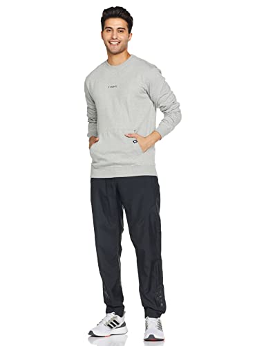 Image of Amazon Brand - Symbol Men Cotton Rich Light Weight Crew Neck Sweatshirt (Regular Fit)