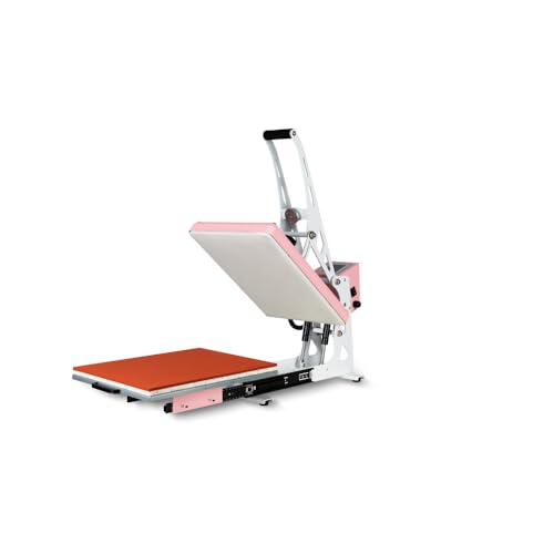 Prensa térmica semiautomática con base deslizante y función auto-abierto miniatura 1
