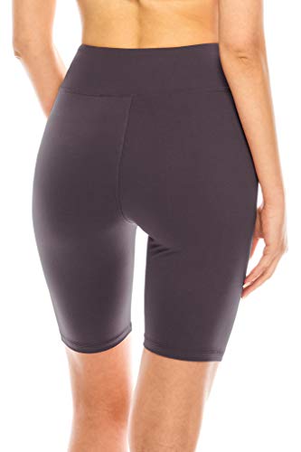 Image of ALWAYS Women's High Waist Bike Shorts - Athletic Workout Tummy Control Stretch Running Yoga Pants