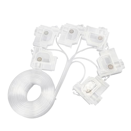 Printer Ink Damper Compatible with E-pson L800 L1300 L1455 L801 L1800 L810 L850 L101 L201 Printer, Ink Damper Dumper with Ink Tube Hose Tubiing