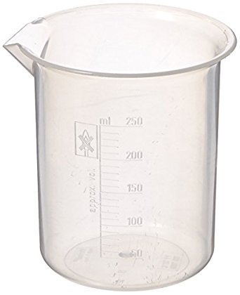 Plastic Beaker, 250ml - Pack of 12 Pieces
