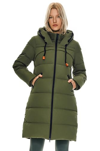 Amazon.com: Orolay Women's Thickened Winter Down Coat Hooded