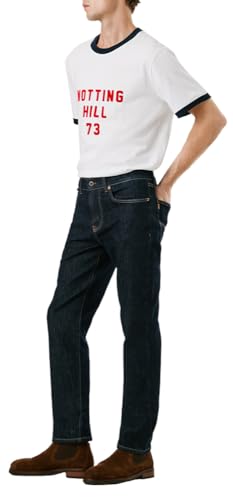 Pepe Jeans Herren Slim Hatch Jeans, Blau (Denim-6cb), Bundweite: 84 cm, beinlänge: 81 cm – Ansicht 6