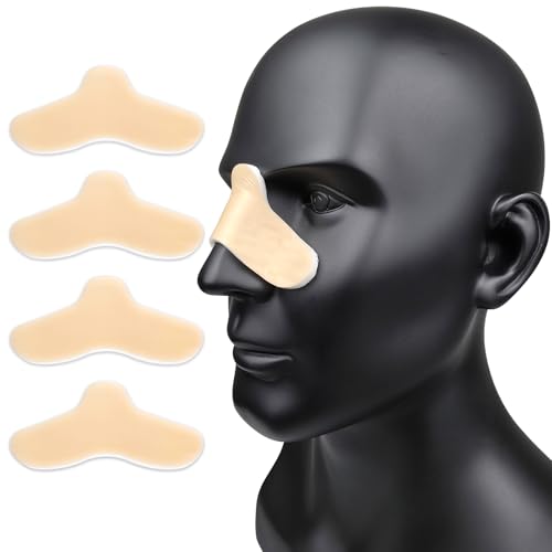 4 Pack CPAP Nasal Foam Pads Disposal Nose Bridge Pads CPAP Nose Bridge Cushions with MedicalGrade Adhesive Reduce Air Leaks & Mask Pressure Hypoallergenic Foam for Comfort & Better Seal