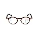Vintage Wood Grain Reading Glasses, PC Round, Eyeglasses, Anti Glare, Women Stylish, Spring Hinge (Color : Brown, Size : 2.5)