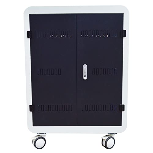 Mobile Charging Storage Cart for 42 Laptops Tablets Chromebooks