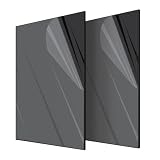 SWAWIS 2 Stück ABS Kunststoffplatten 3mm 30x20cm Schwarz ...