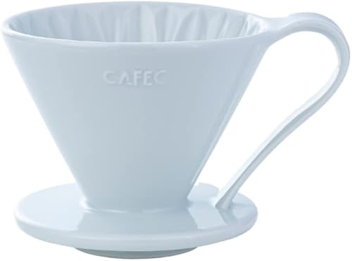 5 hermosos colores verter sobre el gotero de café de Sanyo Sangyo Cerámica de porcelana de 1 a 4 tazas Cafetera de goteo única para café de filtro