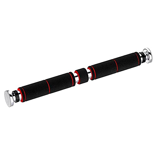 EEVYT Klimmzugstange für Tür, verstellbare Klimmzugstange, rutschfest, strapazierfähig, für Zuhause, Fitnessstange, verstellbar mit einer Breite von 60-100 cm Cover