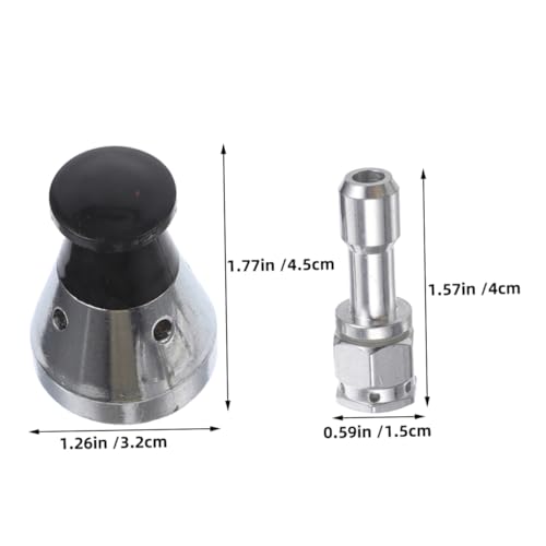 2sets Válvula de seguridad y válvula de alivio para olla a presión, acero inoxidable y plástico miniatura 2