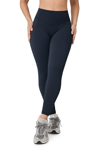 Image of UNISSU Hugcurve No Front Seam High Waisted Workout Leggings for Women Buttery Soft Yoga Pants Gym Athletic Tights - 25''