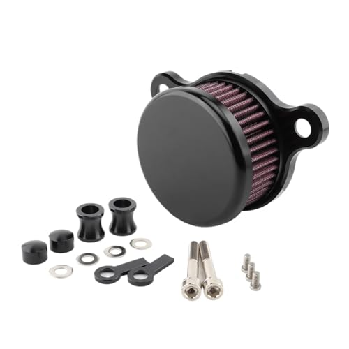 Filtre à air CNC pour Harley Sportster XL 883 et 1200 de 1991 à 2023 en noir