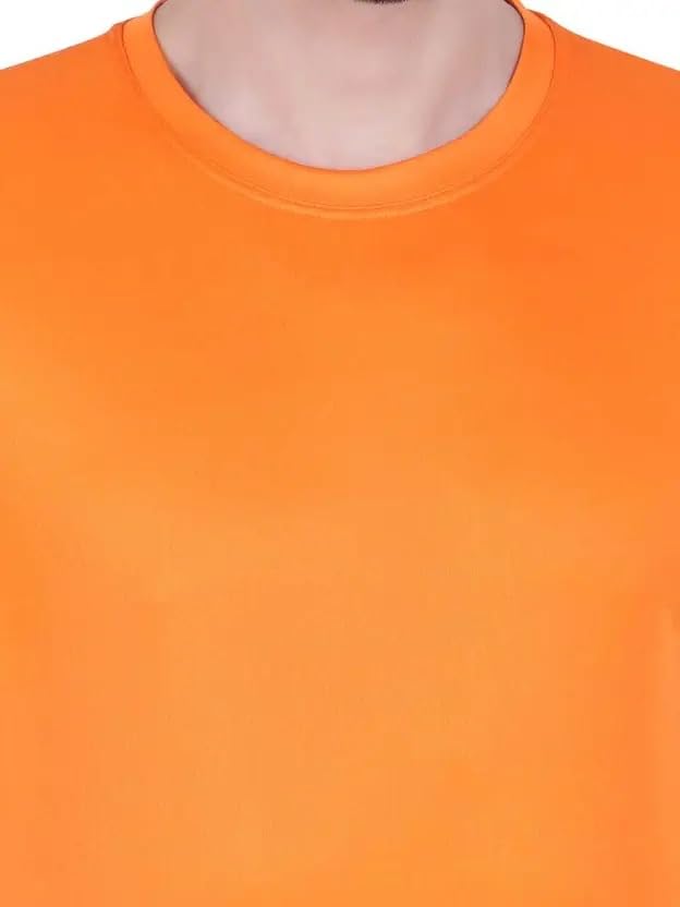Image of Men's Plain Cotton Crew Neck T-Shirt Regular Fit Short Sleeve Tee
