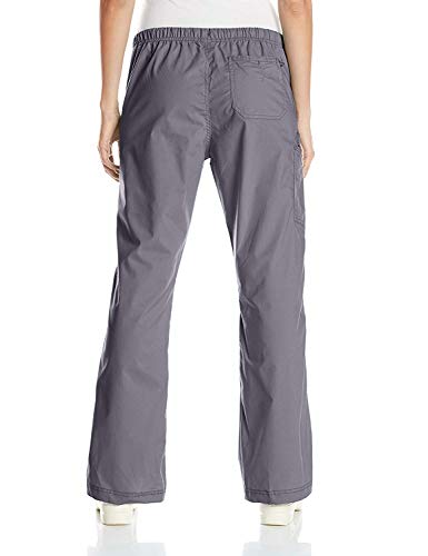 WonderWink Women's Plus Wonderflex Grace Scrub Pant, Pewter Solid, 2X-Large Petite - Thumbnail 2
