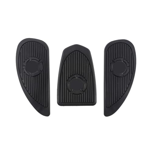 Protection réservoir moto universelle et autocollant de genou anti-dérapant noir