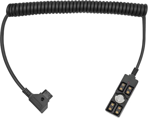 Dタップ オス - 4ポート Dタップ メス スプリッター アダプター 電源コイルケーブル