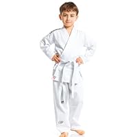 Starpro Judoanzug für Kinder – Hochwertiger Judo Gi aus 100% Baumwolle, 250 g/m² – Inklusive Weißer Gürtel – Größen 100 cm bis 170 cm