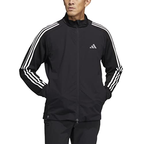 adidas [アディダスゴルフ] ゴルフアウター ファブリックミックス 長袖フルジップジャケット メンズ