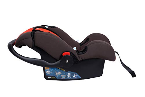 Image of 1st Step 4 in 1 Multi Purpose Baby Carry Cot,Car Seat, Rocker,Feeding Chair for Infant Babies of 0 to 15 Months & Weight Capacity Upto 13 Kgs (Orange)