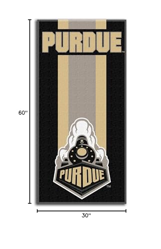 Image of Northwest NCAA Purdue Boilermakers Unisex-Adult Beach Towel, 30 inch x 60 inch, Zone Read (Pack of 6)
