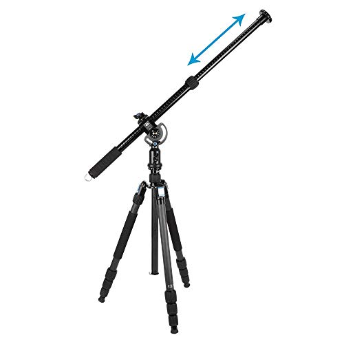 Sirui Ha-77 Telescopic Boom Extension Arm (Aluminum, Max. Length 77 Cm / 30.3 In, Max. Loading 5 Kg / 11 Lb) Black #TOP3