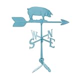 Montague Metal Products - 24″ Aluminum Weathervane - 6 Colors Available - Outdoor Windvane - Roof Metal Decor - Mount Included (4 to Choose from) - Hand Cast Aluminum Weathervane