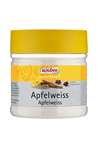 Kotanyi Gourmet Apfelweiß Säuerungsmittel | verhindert Braunwerden von geschnittenen Apfelstücken, geschmacksneutral, 400 ml