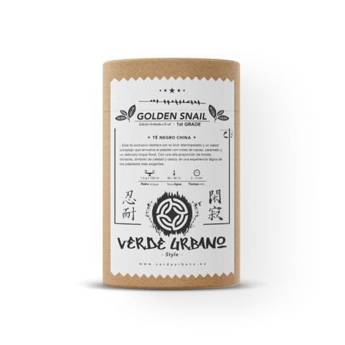 Golden Snail Premium | Té negro | Edición limitada a 7 unidades | 60 g.