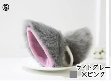 Amazon.co.jp: [Schicksal.]コスプレ小物 猫耳 単色タイプ ねこ耳 ネコ