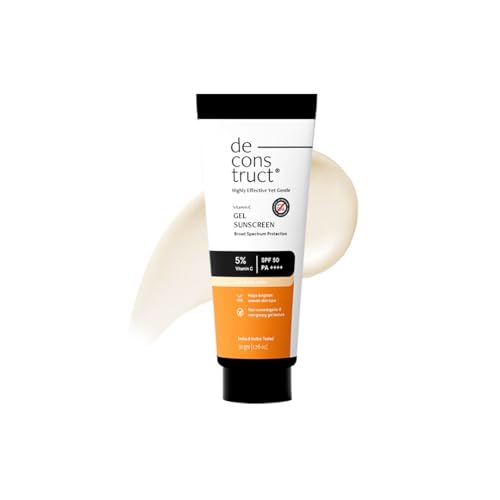 Deconstruct 5% Vitamin C Gel Sunscreen for Oily Skin SPF 50 PA+++...