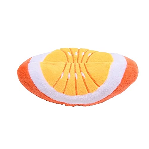 KUTKUT Orange Slice Squeaky Sound Plush Chew Toy for Puppy & Small Dogs (B096JXR61Q) Amazon Price History, Amazon Price Tracker