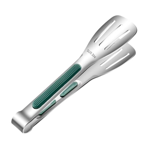 Gadpiparty ステンレス製多機能グリルグ 耐熱軽量アウトドアバーベキュー用 食材挟み 握りやすい滑り止め凹型ハンドル付