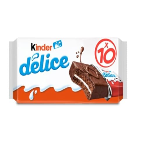 KINDER - Gâteaux Cacao Fourré Au Lait, Moelleux Gourmand, 390g - Lot De 4