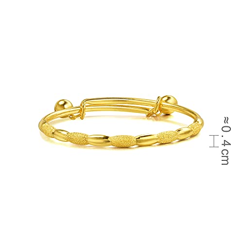 Image of CHOW SANG SANG 999.9 24K Gold Chinese Gifting Collection Price-by-Weight 7.11g Gold Bangle for Tiny Size 39549K