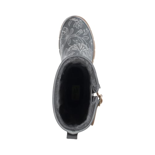 Image of Western Chief Women's Waterproof Mid Rain Boots | Ladies pull on mid rain boots with adjustable buckle, cushioned insole, and rubber outsole for wet weather and outdoor wear.