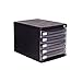 Archivi di File File File Armadi Desktop Storage Box Gabinetto Ufficio Confortevole Pull-in Design Large Space Environment plastica (27X36X26CM) libreria