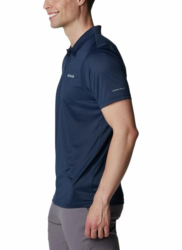 Image of Columbia Men's Solid Regular Fit Hike Polo