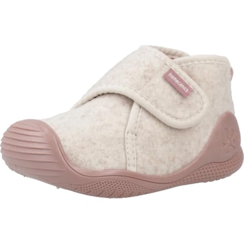 Biomecanics Pantuflas para niña 251140 de la Talla 24 en Color Beige_D103