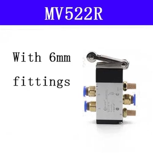 Vanne mécanique 522R 6mm commande par bouton poussoir précis - 3