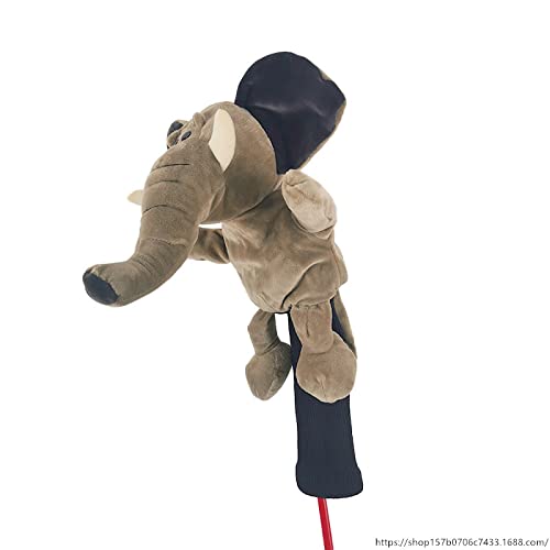 pistro Couvre-club de golf en forme d'animal amusant pour homme et femme, housse élégante pour conducteurs de 460 cc, accessoires de golf uniques pour homme