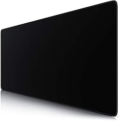 Ropa De Trabajo Negra CSL-Computer - Alfombrilla de ratón Speed Gaming Titanwolf Negro 900 x 400 mm - Base de Mesa Grande - Mejora la precisión y la Velocidad, 23032532, Talla XXL Tipo 1