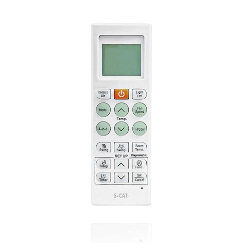 Image of S-CAT Compatible with LG AC Remote Control AKB75415306 AKB73595915 (No Backlight) Model 36K Suitable for 1 1.5 2 Ton Split /Window /Cassette AC (Match Old Remote Exactly, for Any Issues Contact us)