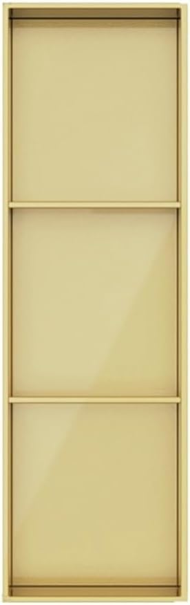 Nicho de ducha empotrado de acero inoxidable dorado de 90cm para baño