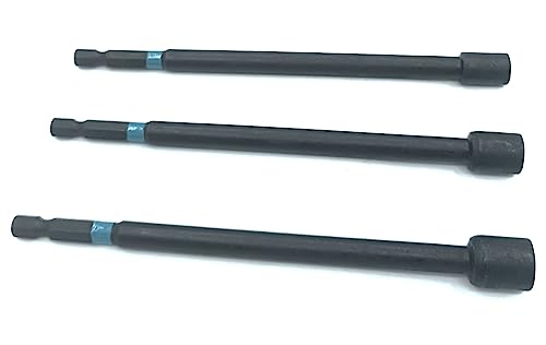 Tjpoto Pack Of 3# A-97695 Impactx 6″ Magnetic Nut Driver Set Replacement Part New For Makita #TOP6