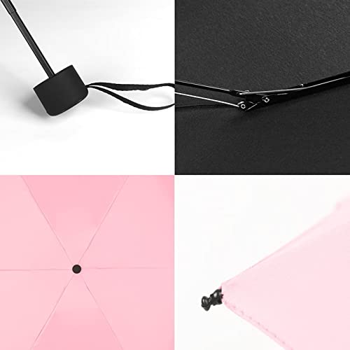GAOYAING Compact Travel Umbrella with Case Sun&Rain Lightweight Small and Compact Suit for Pocket