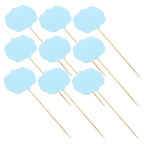 Unomor 24pcs Writable Cheese Markers and Food Labels for Parties Weddings and Buffets for Charcuterie Boards and Dessert Displays