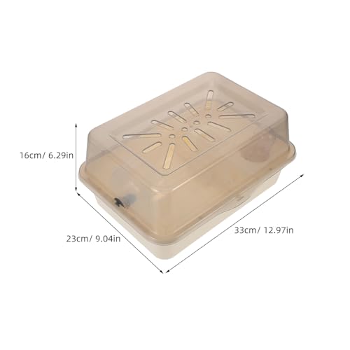 Cage pour hamster ventilée contre les odeurs habitat plastique sain - 3