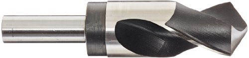 Michigan Drill 303 Series High-Speed Steel Reduced Shank Drill Bit, Round Shank, Spiral Flute, 118 Degrees Conventional Point, 1-21/64" Size (Pack of 1) - Thumbnail 2